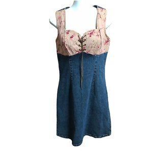 Summer Lightweight sleeveless stretch denim dress
